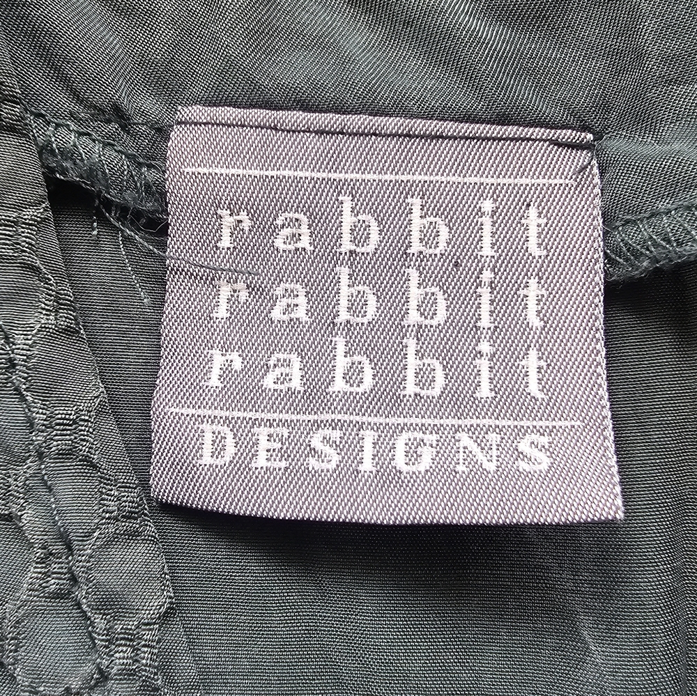 Vintage Rabbit Rabbit Rabbit Designs Button Front Dress - Picture 11 of 13
